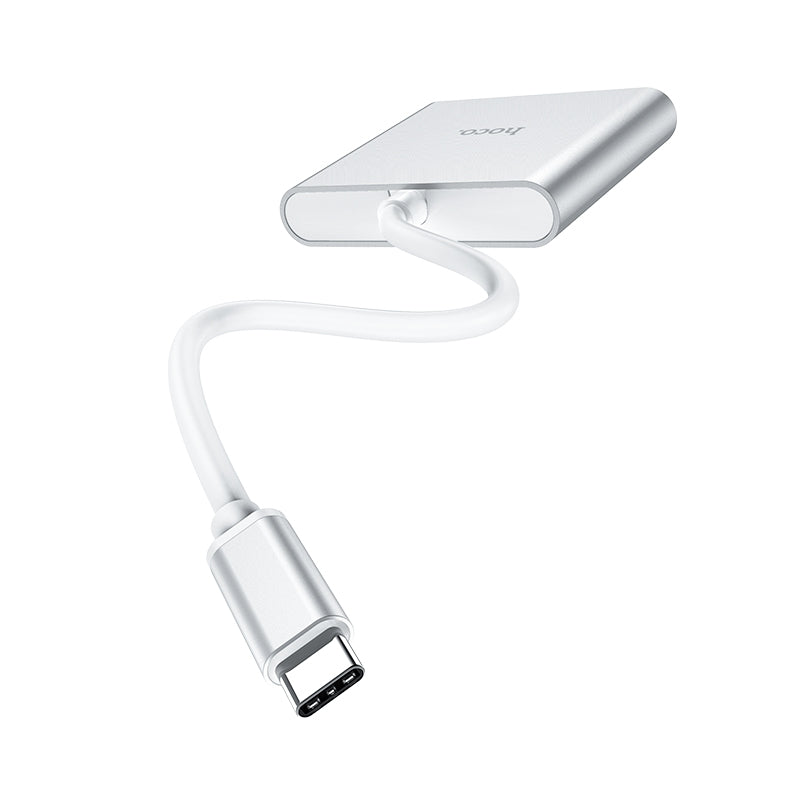 Hoco HB14 USB-C To USB3.0 HDMI PD - Silver