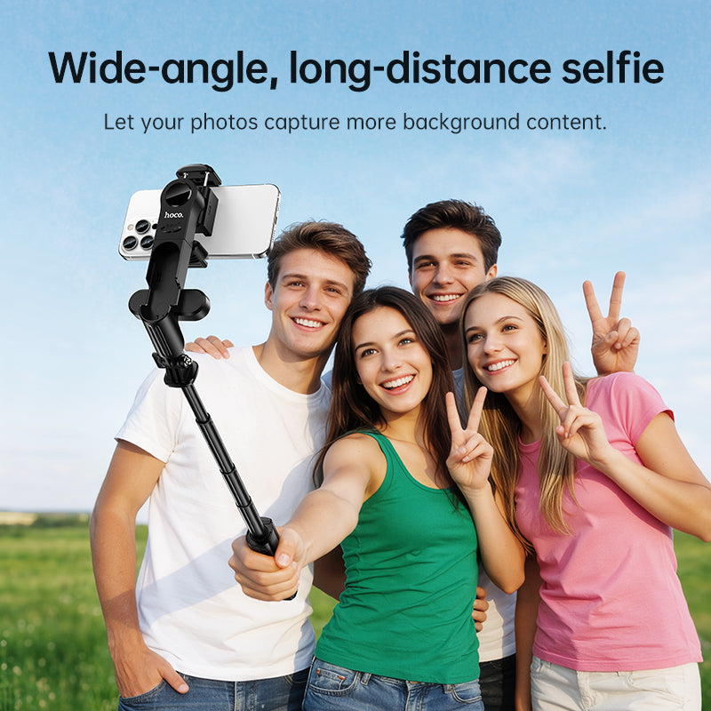 Hoco DYY06 Mini Gimbal 104cm handheld stabilizer selfie stick - Black