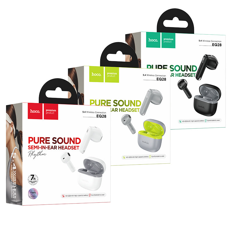 Hoco EQ28 7 Hours Bird true wireless Bluetooth headset - Black