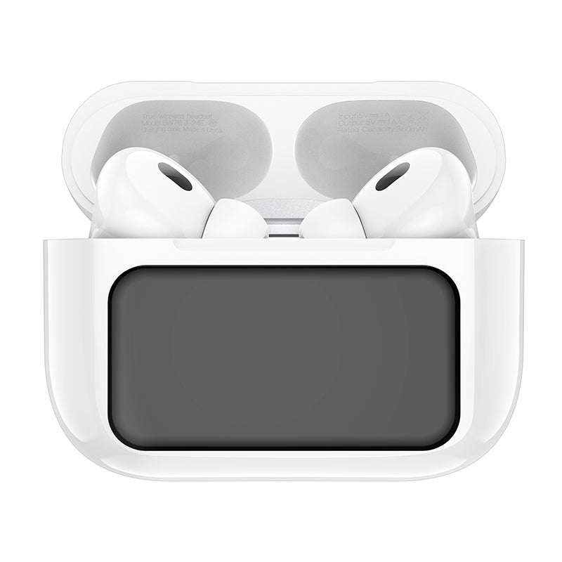 BOROFONE BW76 ANC Touchscreen True Wireless Earbuds - White