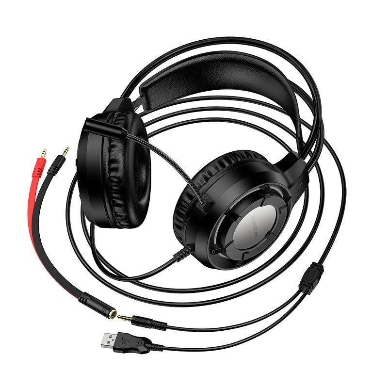 BOROFONE BO112 Wave gaming headphones - Black