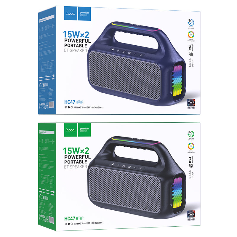 Hoco HC47 15Wx2 Delight BT speaker - Black