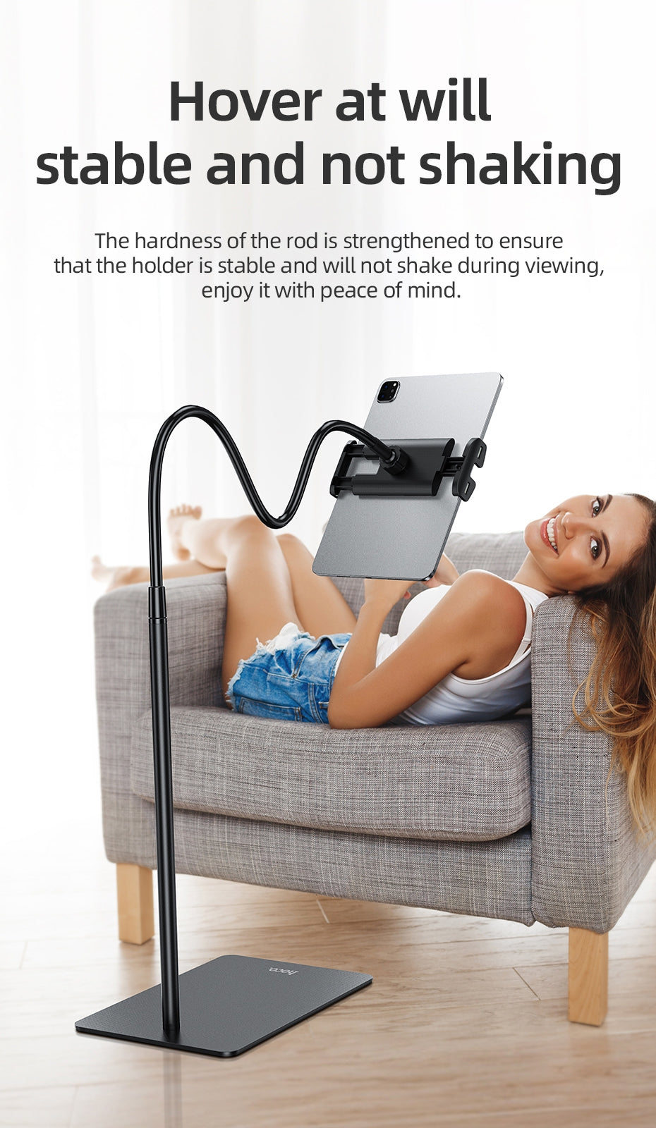 Hoco DH12 Balu Tablet Stand - Black