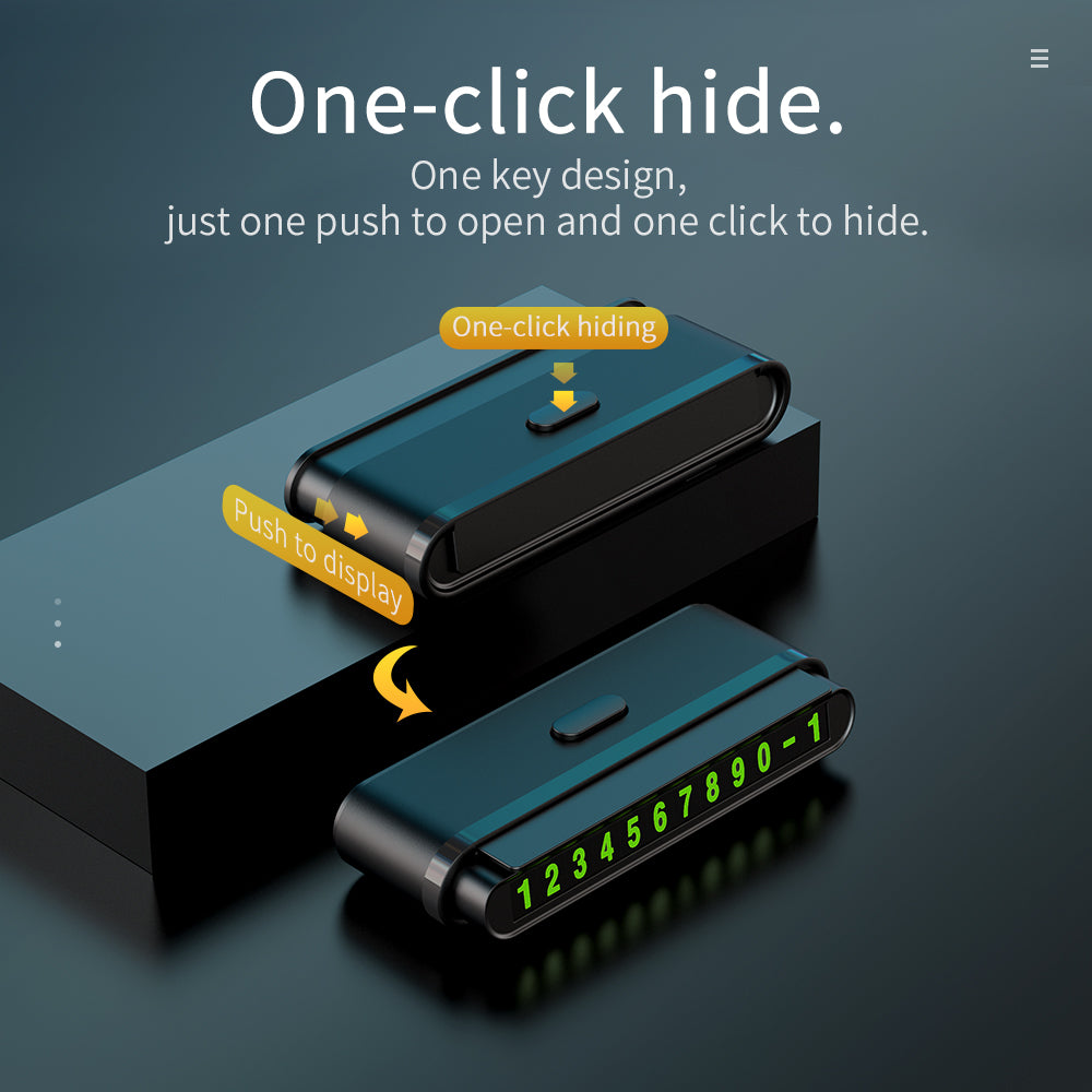 Hoco CPH19 One-click hidden signage - Black