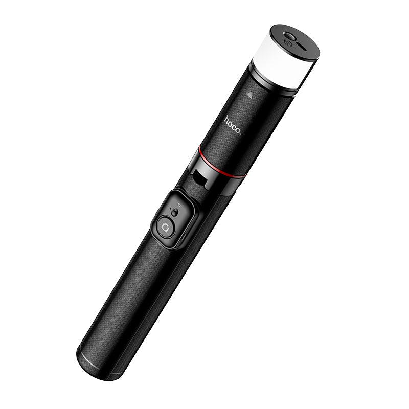 Hoco K34 Spring live broadcast holder with fill light - Black
