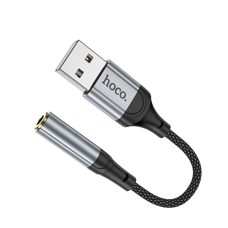 Hoco LS36 Fresh external sound card USB-A Male to 3.5 Female - Black