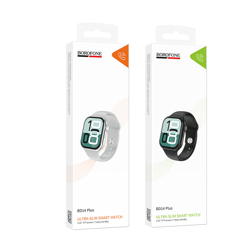 BOROFONE BD14 Plus Smart watch call version - Black