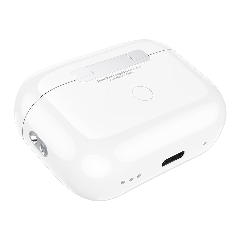 BOROFONE BW76 ANC Touchscreen True Wireless Earbuds - White