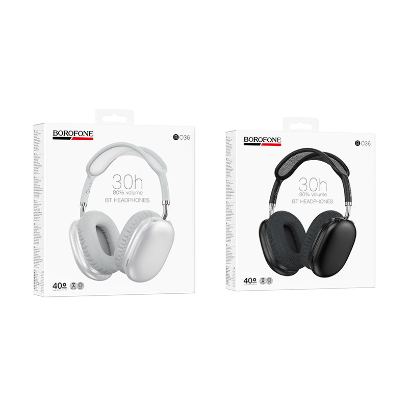 BOROFONE BO36 Tone BT headphones - Silver