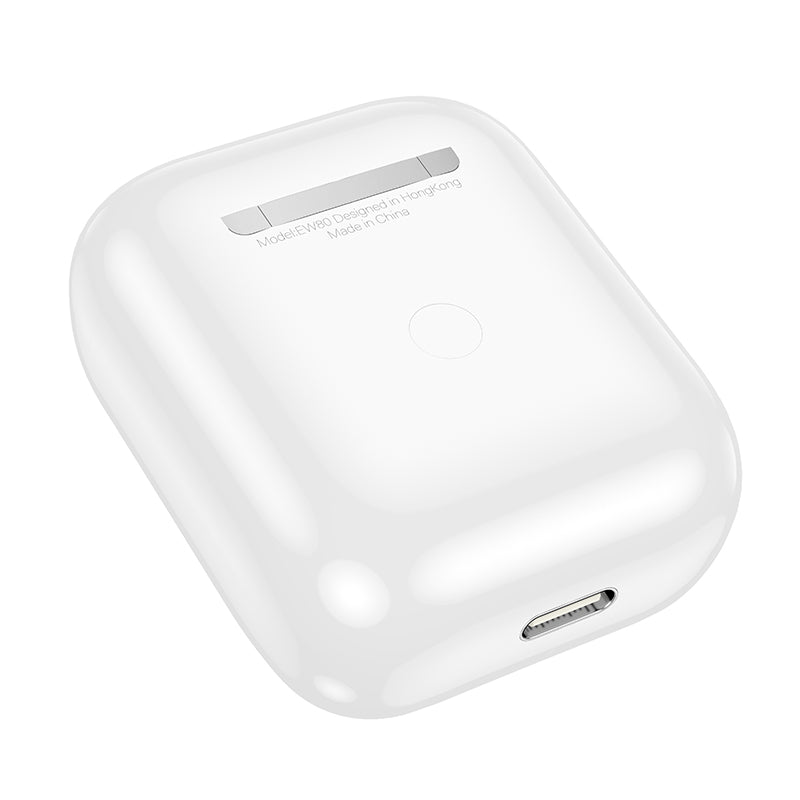 Hoco EW80 Magnificent true wireless touch screen BT headset - white