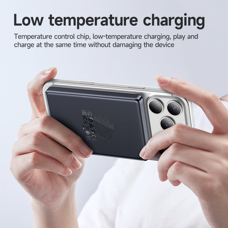 Hoco DB98A 10000mAh Thin Storm PD20W magnetic power bark (MagSafe Compatible) - Black