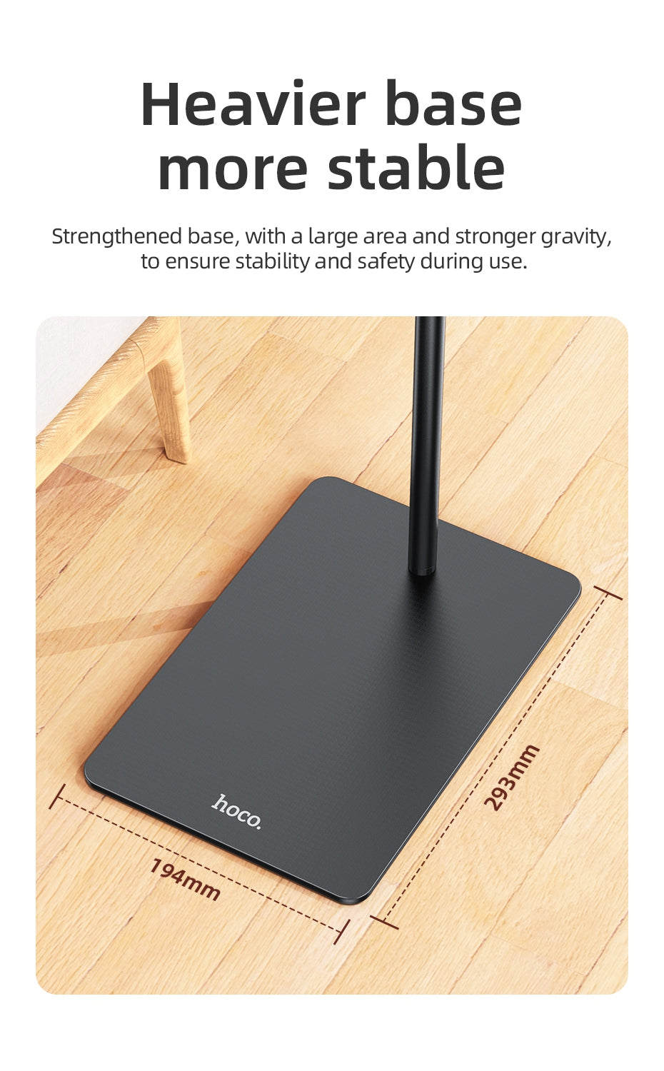 Hoco DH12 Balu Tablet Stand - Black