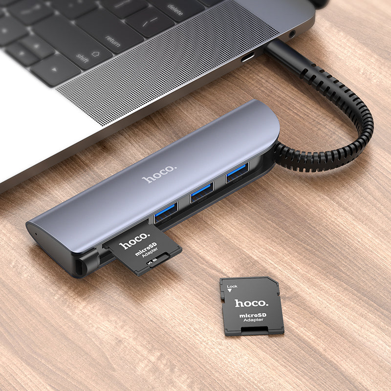 Hoco HB22 TF to SD card holder - Black