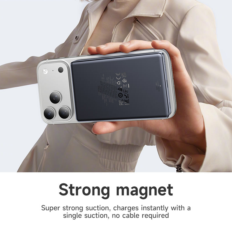 Hoco DB98 5000mAh Thin Storm PD20W magnetic power bank (MagSafe Compatible) - Black