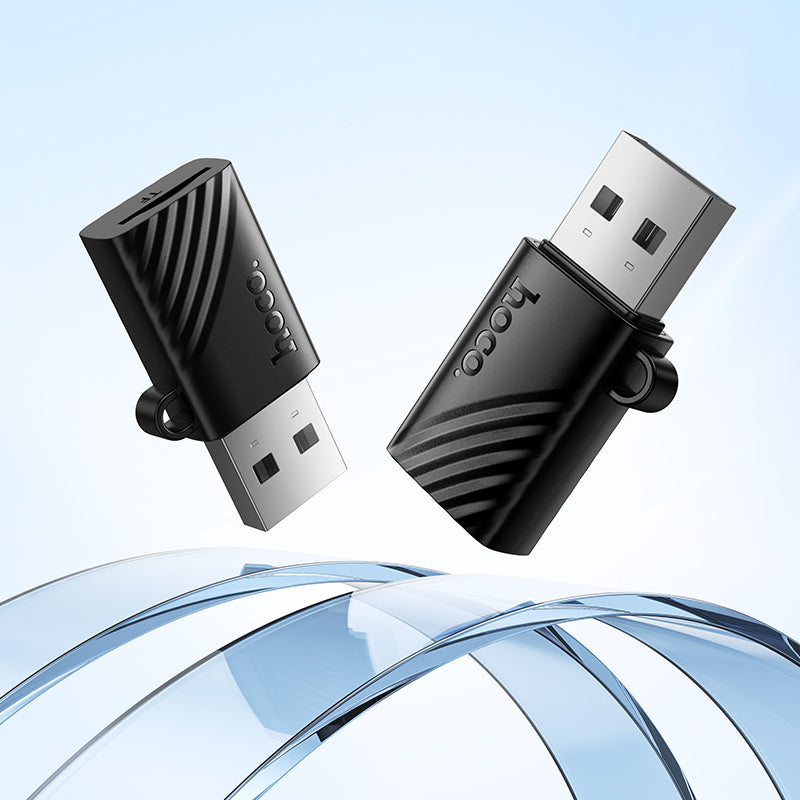 Hoco HB53 USB mini TF card reader 2.0 - Black