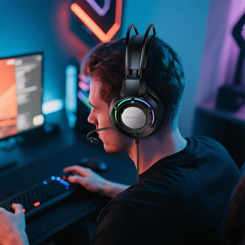 BOROFONE BO112 Wave gaming headphones - Black