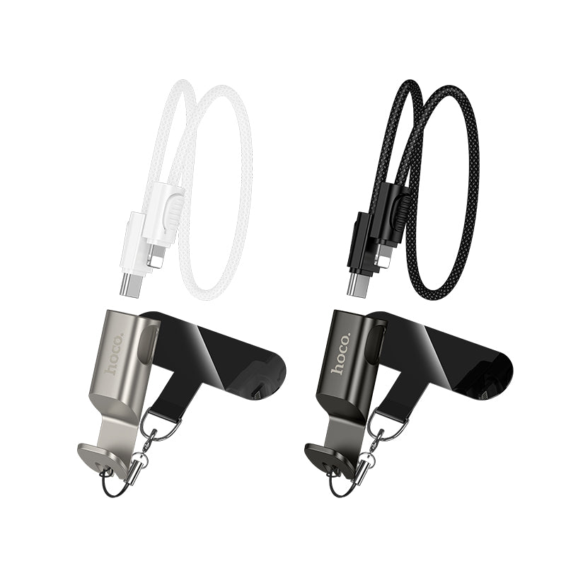 Hoco X126 Experto PD30W lanyard charging data cable iP(L=0.35M) - Black