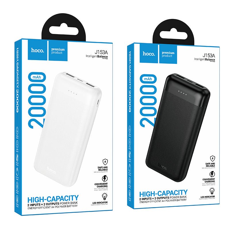 Hoco J153A Stability power bank 20000mAh - Black