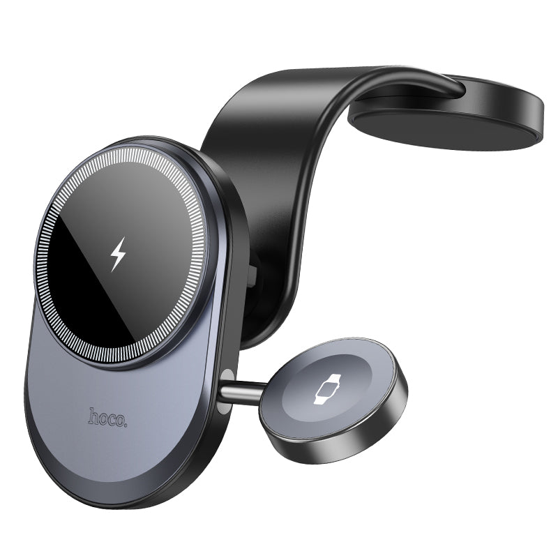 Hoco HW28 15W Wireless Charging Car Console Phone & Watch Holder