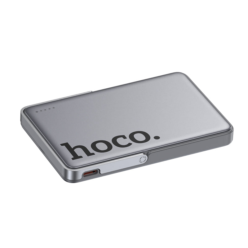 Hoco Q36 5000mAh PD20W Magnetic Power Bank - Metal Grey