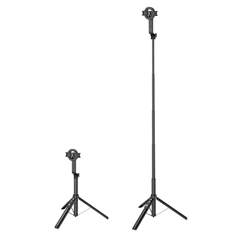 Hoco K25 1.5m Magnetic Aluminium Live Streaming Tripod - Black