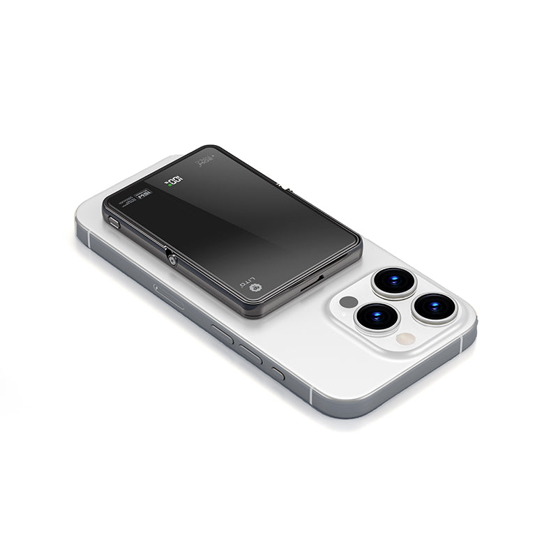 LITO LP03 Qi2 15W 5000mAh 5-in-1 Magnetic Power Bank - Black