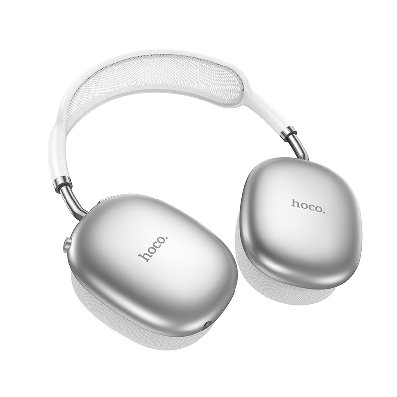 Hoco W55 Plus ANC Bluetooth Over-Ear Headphones - Silver