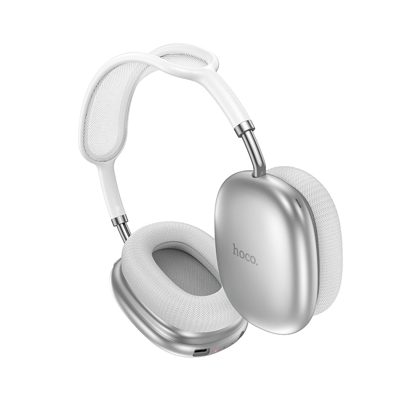 Hoco W55 Plus ANC Bluetooth Over-Ear Headphones - Silver