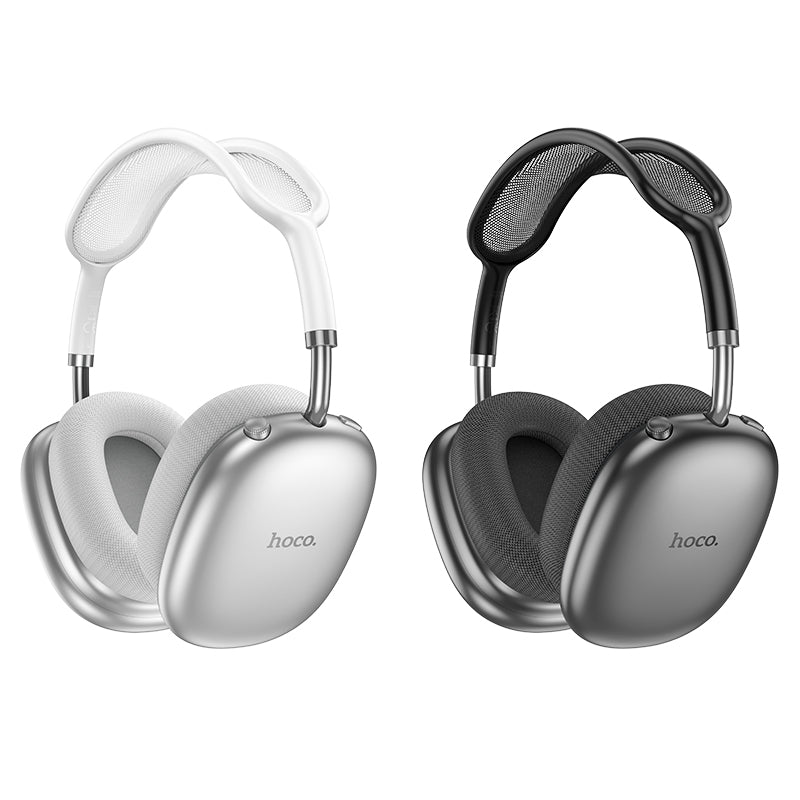 Hoco W55 Plus ANC Bluetooth Over-Ear Headphones - Silver