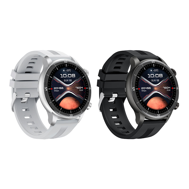 Hoco Y31 Round Bluetooth Calling Smart Sports Watch - Black