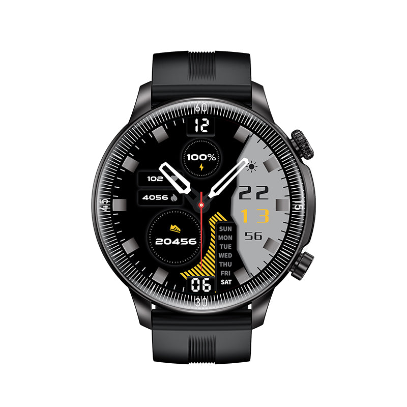 Hoco Y31 Round Bluetooth Calling Smart Sports Watch - Black