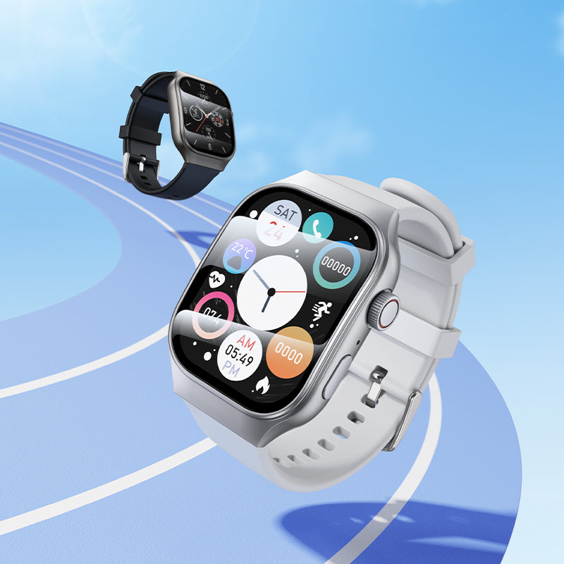 Hoco Y33 Curved-Screen Bluetooth Calling Smart Sports Watch - Black