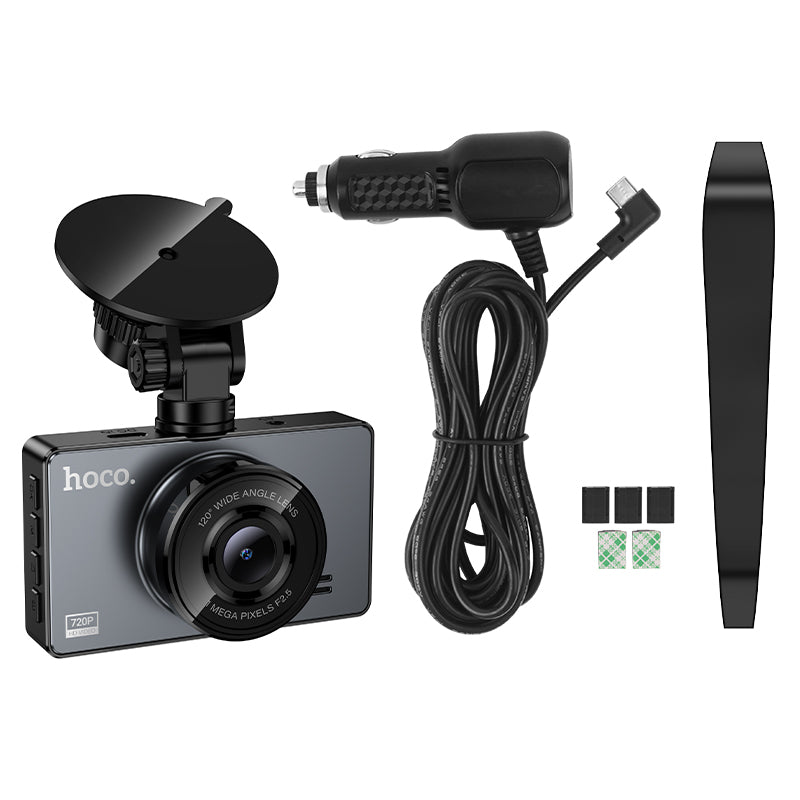 Hoco DV14 3-inch 720p Dash Camera - Metal Grey