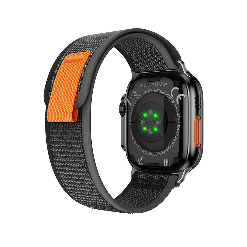 Hoco Y42 Ultra Bluetooth Calling Smart Sports Watch - Black