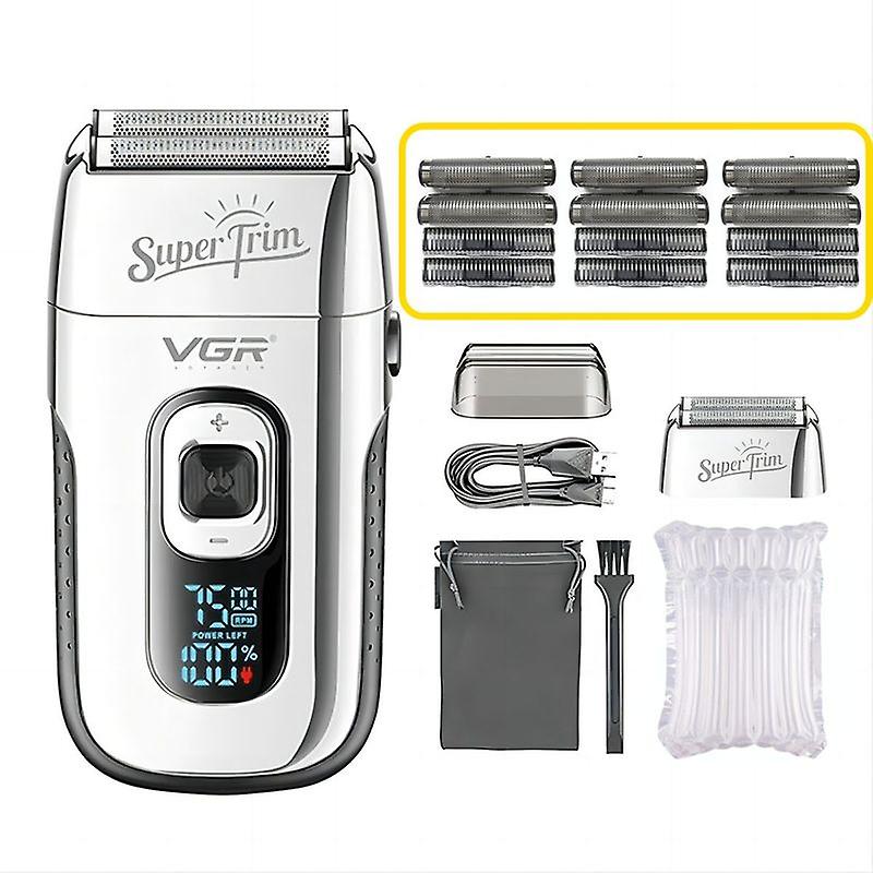 GR Razor Professional Shaving Machine Electric Shaver Reciprocating Beard Trimmer Portable Hair Trimmer Shaver for Men V-332