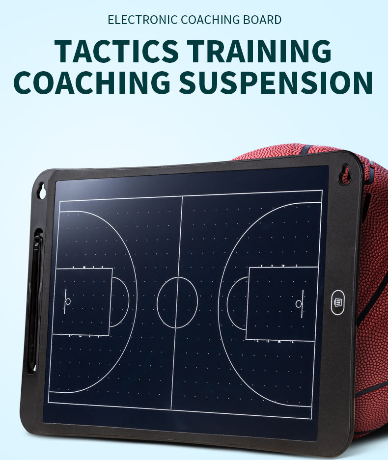 LCD basketball coaching board Electronic Training board soccer basketball training equipment 15/20 inches