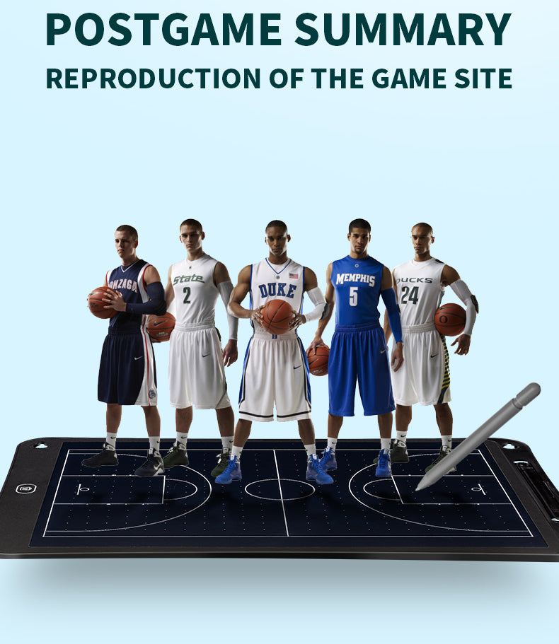 LCD basketball coaching board Electronic Training board soccer basketball training equipment 15/20 inches