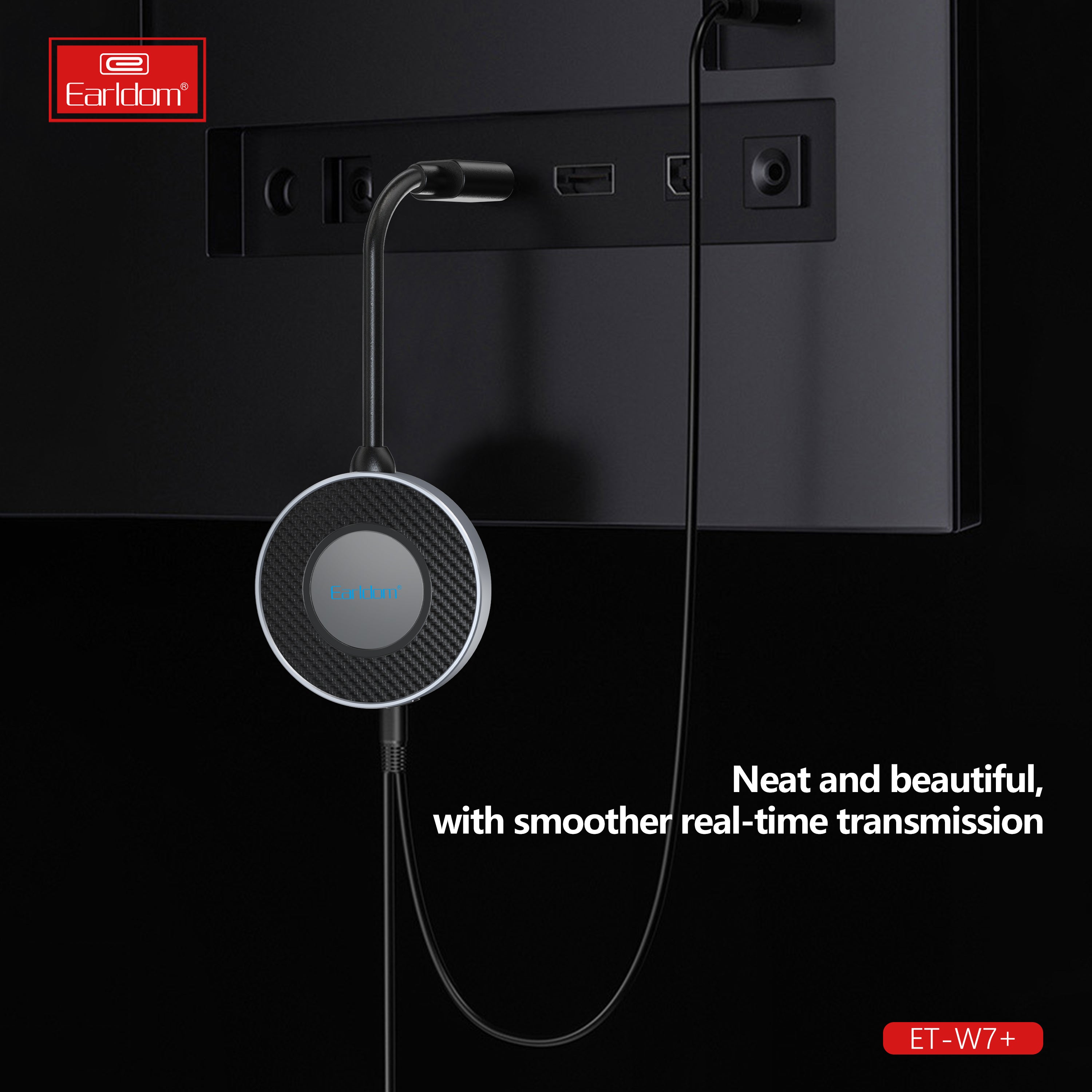 Earldom W7+ Wireless Share Display Receiver Dongle