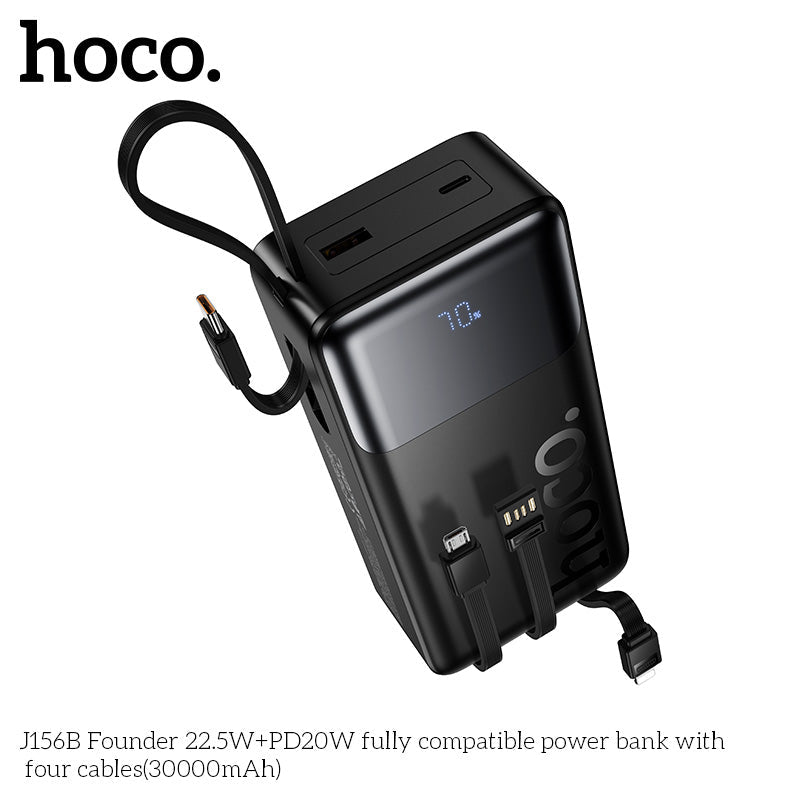 Hoco J156B USB-C and USB-A port close-up