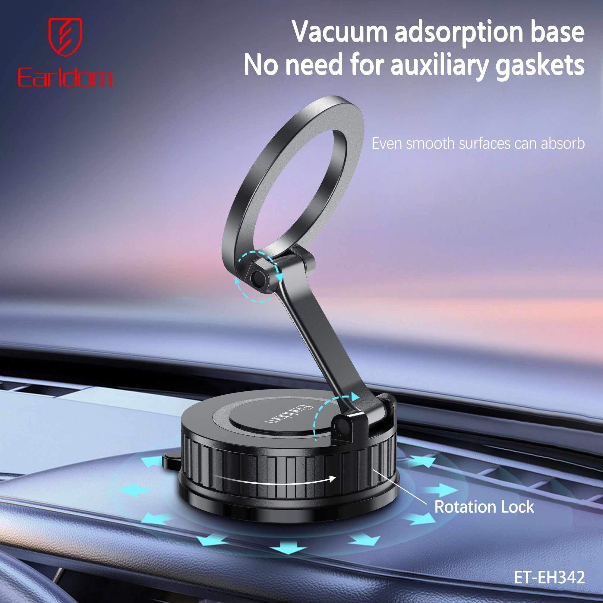 ET-EH342 Earldom strong Suction Cups Holder