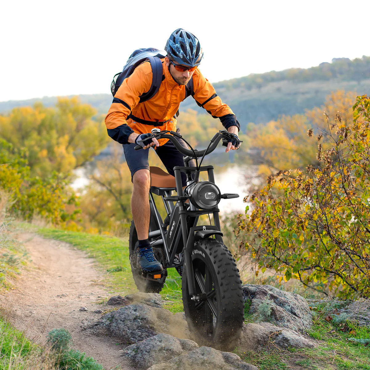 JANSNO X50 Gen2 Fat Tire Electric Bike for Adults,48V 14Ah Removable Battery