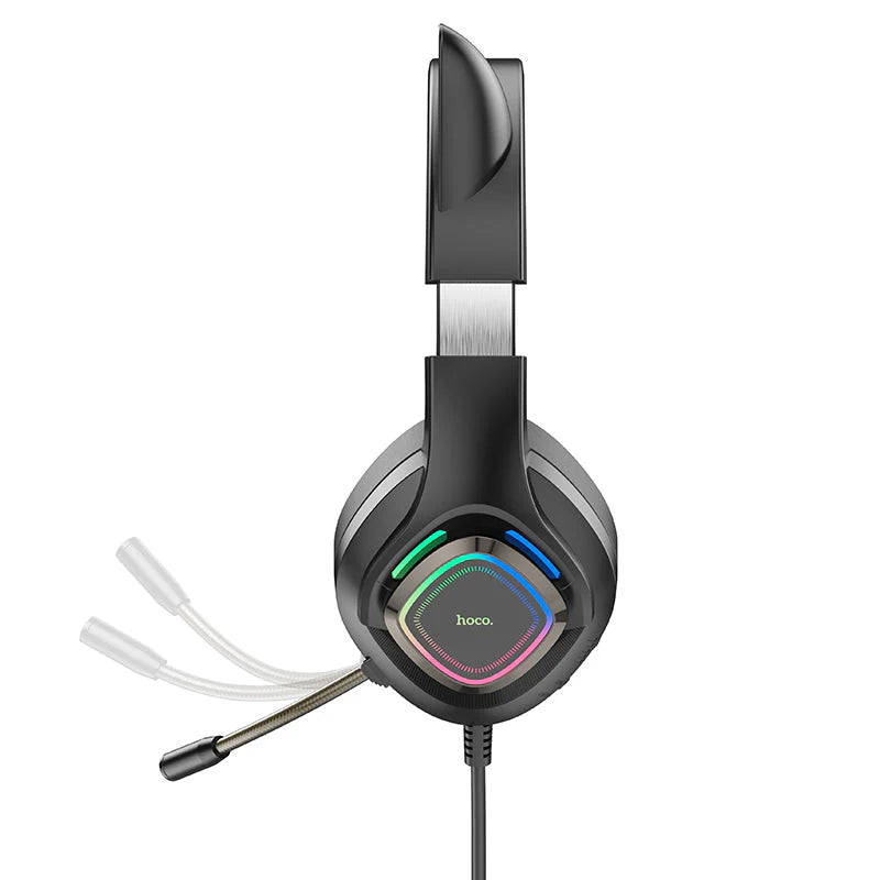 iTEQ Wired Cat Ear Gaming Headset With Microphone Adult Kids Gift for PC PS4 PS5 Nintendo Switch