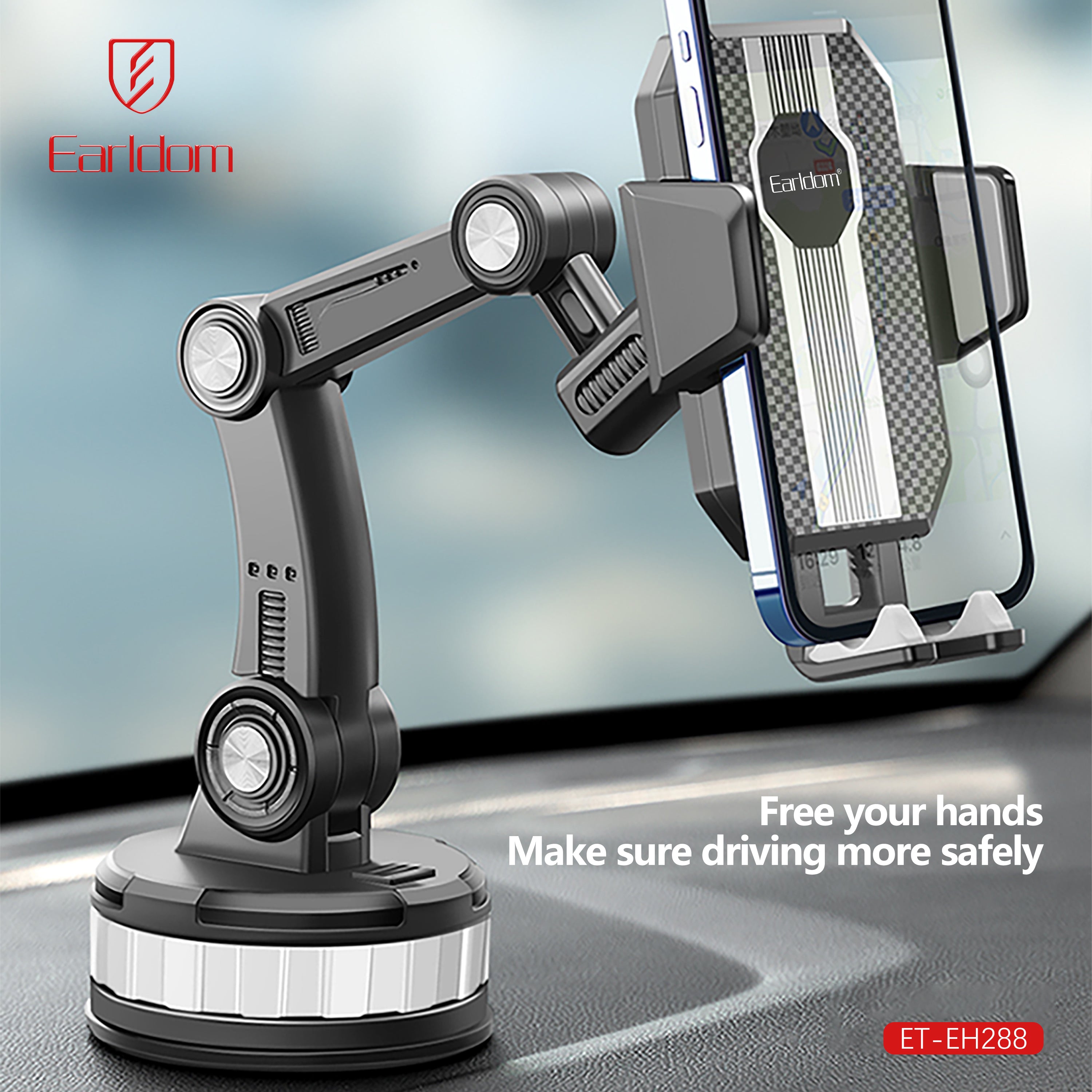 Earldom Eh228 long arm suction cup holder