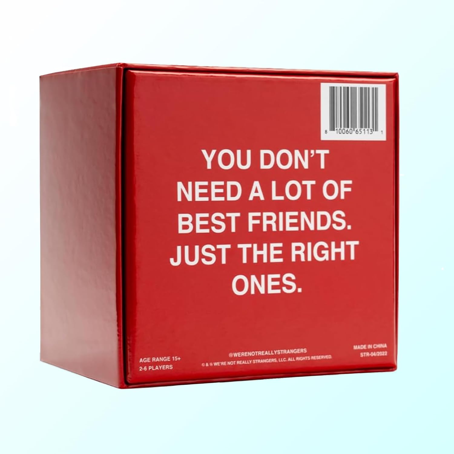 We're NOT Really Strangers: Friendship Edition