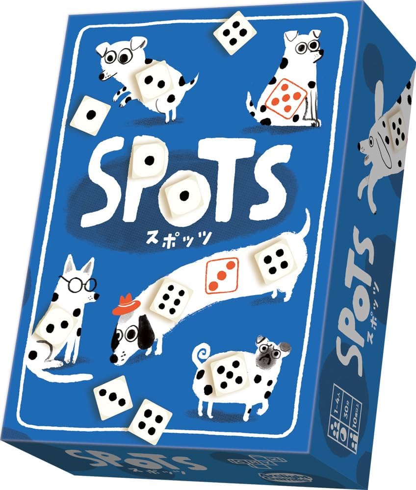Dalmatian Board Game Spots Gambling Dog Dice Luck Casual Party Educational Toy Card