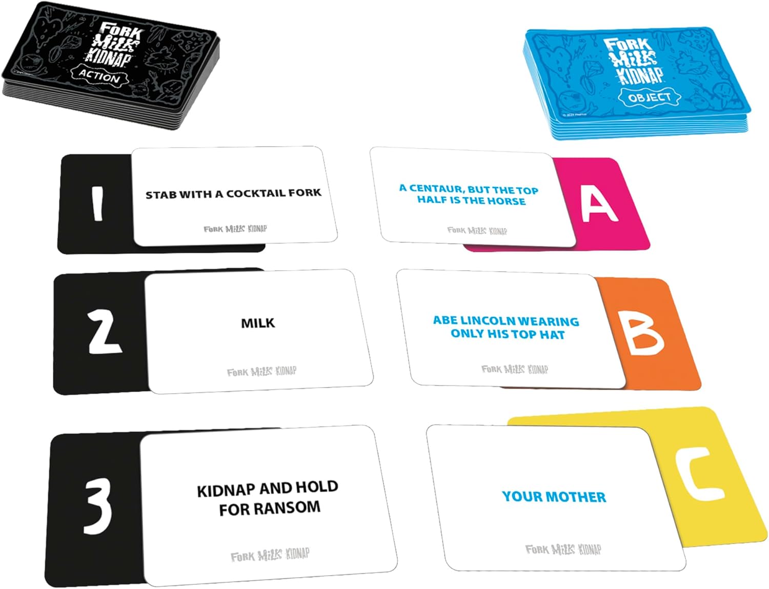 Fork Milk Kidnap Hilarious NSFW Card Games