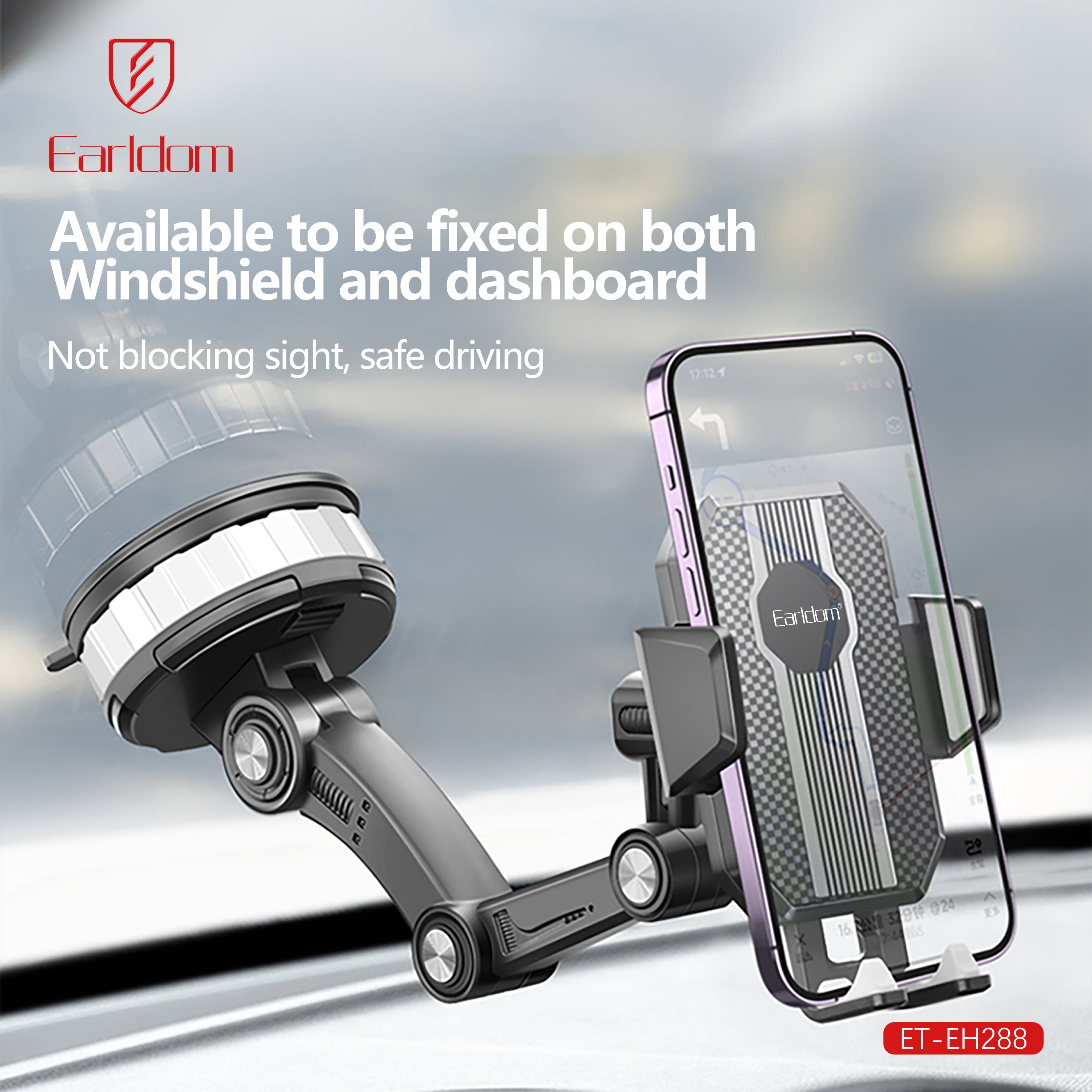 Earldom Eh228 long arm suction cup holder