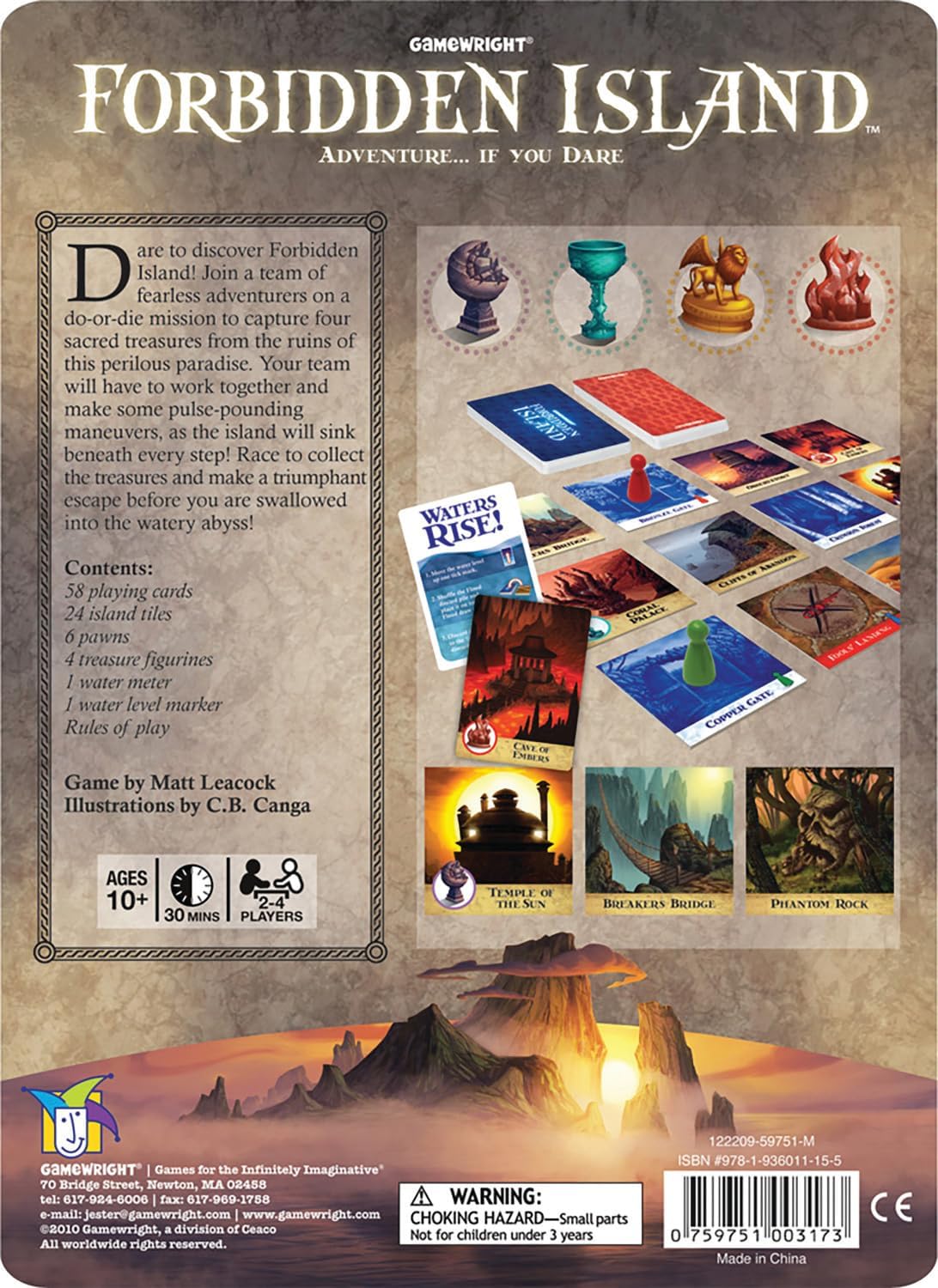 Forbidden Island Card Game