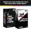 If You Know You Know The Question Card Game for Friends Couples & Family Trivia