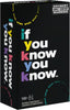 If You Know You Know The Question Card Game for Friends Couples & Family Trivia